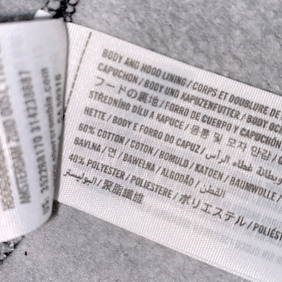 Hollister hooded sweatshirt grey size small - Picture 5 of 7